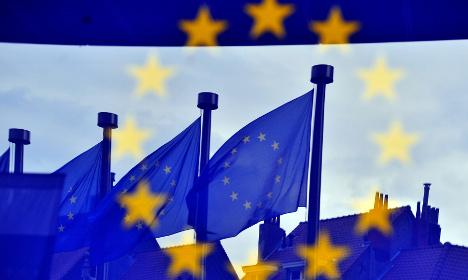 EU flag by Georges Gobet AFP